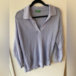 Light blue knit United Colors of Benetton size M